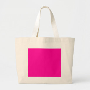 Grand Tote Bag Couleur Arrière - plan FF0099 Fuchsia Magenta Hot