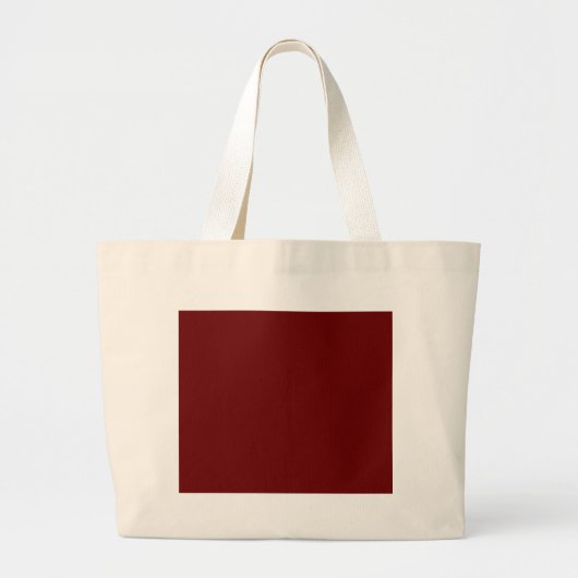 Grand Tote Bag couleur rouge (Devant)