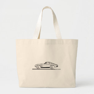 Grand Tote Bag Coupe de la fenêtre de la Corvette Sting Ray 1963