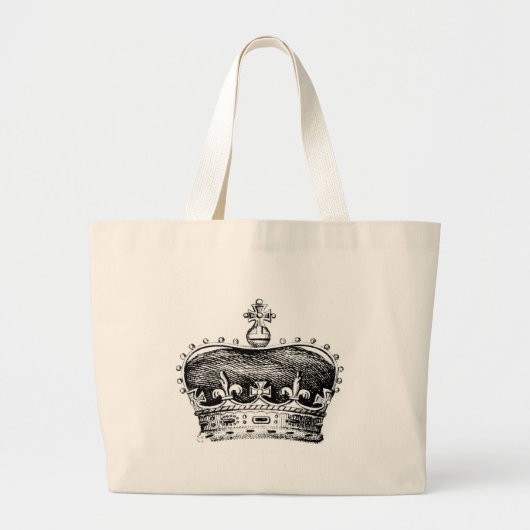 Grand Tote Bag Couronne (Devant)