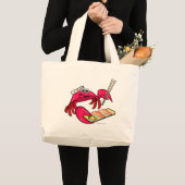 Grand Tote Bag Crabe de sushi (Devant (produit))