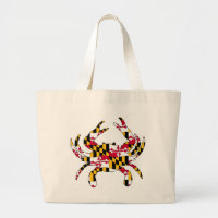Crabe onduleux de drapeau du Maryland