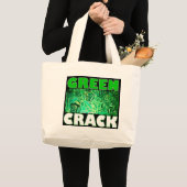 GRAND TOTE BAG CRACK VERT (Devant (produit))