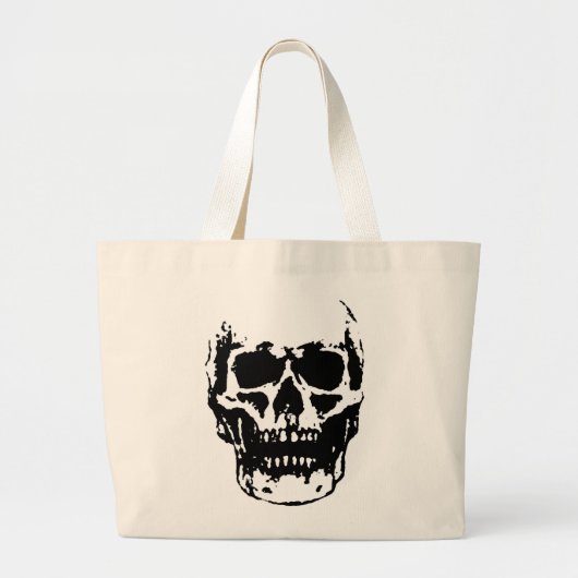 Grand Tote Bag Crâne (Devant)