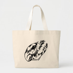 Grand Tote Bag Crâne animal