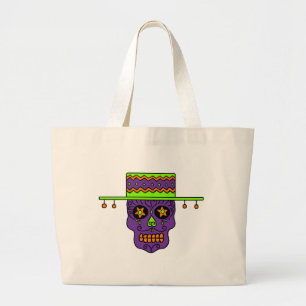 Grand Tote Bag Crâne de sucre Gaucho