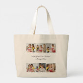 Grand Tote Bag Créez votre propre collection de photos 6 Ajouter  (Dos)