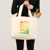 Grand Tote Bag crème glacée punk dripz (Devant (produit))
