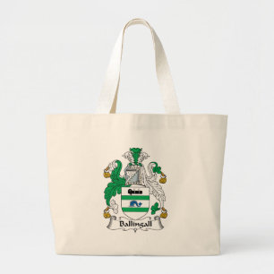 Grand Tote Bag Crête de famille de Ballingall