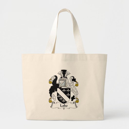 Grand Tote Bag Crête de famille de lac (Devant)