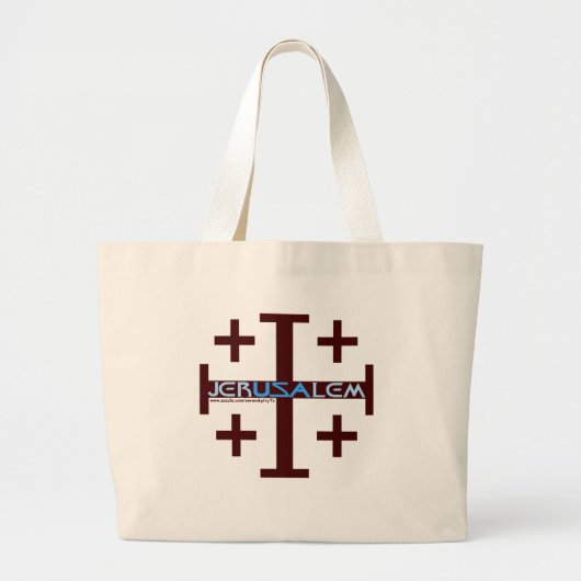 Grand Tote Bag Croix de Jérusalem (Devant)