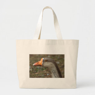 Grand Tote Bag Croix du cygne gris