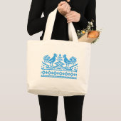 Grand Tote Bag Cross-stitch (Devant (produit))