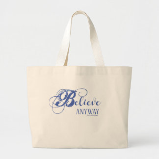 Grand Tote Bag Croyez en tout Jumbo Fourre-tout