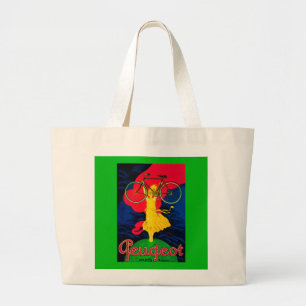 Grand Tote Bag Cru PosterEurope de bicyclette de Peugeot