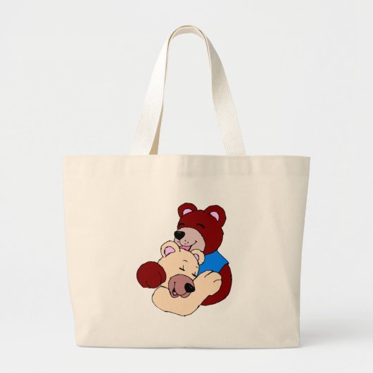 Grand Tote Bag Cuddly Bears (Devant)
