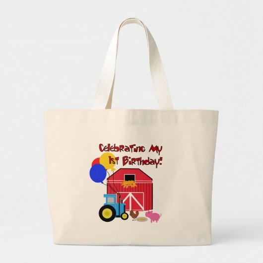 Grand Tote Bag Cultivez le ęr anniversaire (Devant)