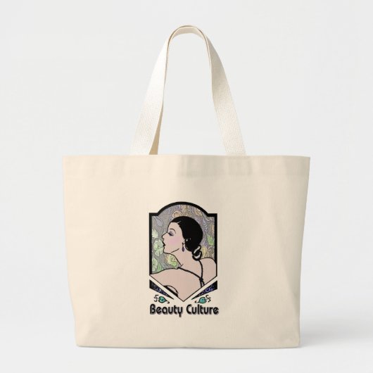 Grand Tote Bag Culture de beauté (Devant)