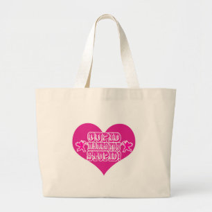 Grand Tote Bag Cupid Vous Rend Stupide Amusant Design Valentin
