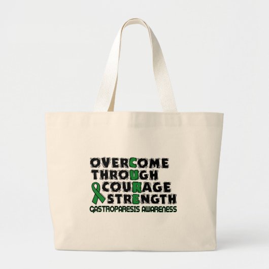 Grand Tote Bag CURE...Gastroparesis (Devant)