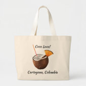Grand Tote Bag Custom Location Coco Loco (Devant)