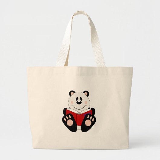 Grand Tote Bag Cutelyn Lecture Panda Bear (Devant)