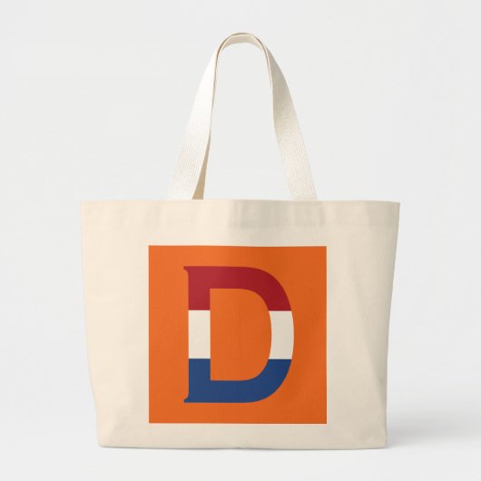 Grand Tote Bag D Monogramme superposé sur l'indicateur NLD sur ou (Devant)