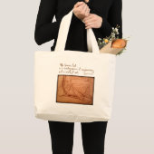 Grand Tote Bag da Vinci : "Le pied humain est… " (Devant (produit))