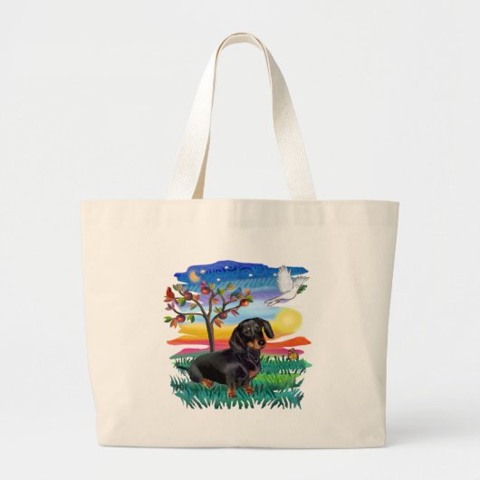 Grand Tote Bag Dachshund (BT) - Soleil (Devant)