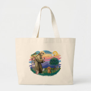 Grand Tote Bag Dachshund (sable à poils longs)