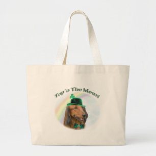 Grand Tote Bag Dachshund Top of the Morn'; Dachshund St. Patrick