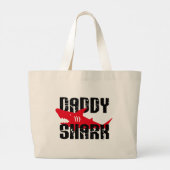 Grand Tote Bag Daddy Shark Worn Graphic (Dos)