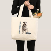 Grand Tote Bag Dalmatien Papa 4 (Devant (produit))