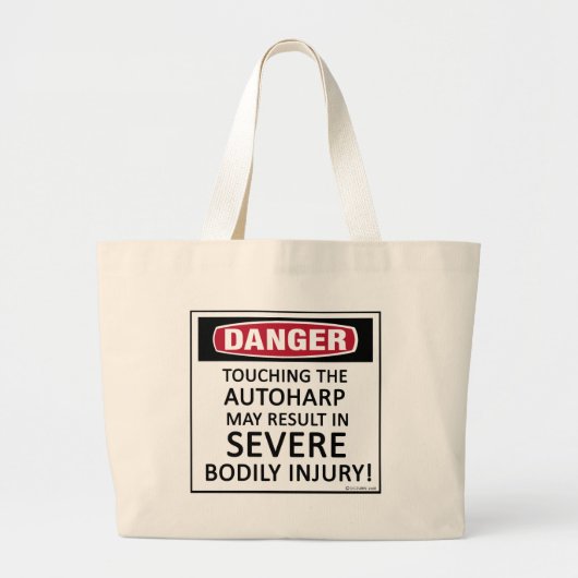 Grand Tote Bag Danger Autoharp (Devant)