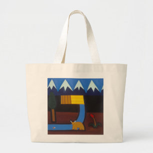 Grand Tote Bag Dans les montagnes péruviennes 2006