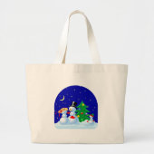 Grand Tote Bag Danse des neiges (Devant)