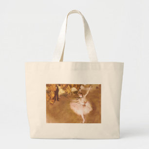 Grand Tote Bag Danseur de ballet Diplôme de la peinture étoile