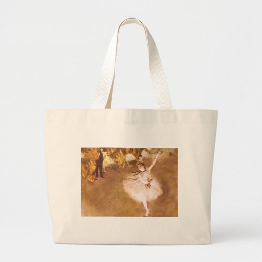 Grand Tote Bag Danseur de ballet Diplôme de la peinture étoile (Devant)