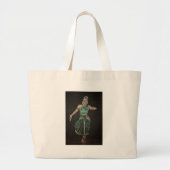 Grand Tote Bag Danseur de Bharatanatyam (Devant)
