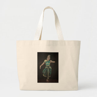 Grand Tote Bag Danseur de Bharatanatyam