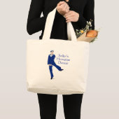Grand Tote Bag Danseur de cornemuse (Devant (produit))