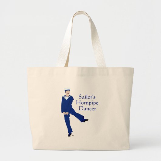 Grand Tote Bag Danseur de cornemuse (Devant)