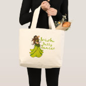 Grand Tote Bag Danseur du ventre irlandais (Devant (produit))