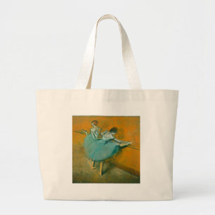 Grand Tote Bag Danseuses au bar d'Edgar Degas peinture oeuvre d'a