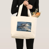 Grand Tote Bag dauphins (Devant (produit))