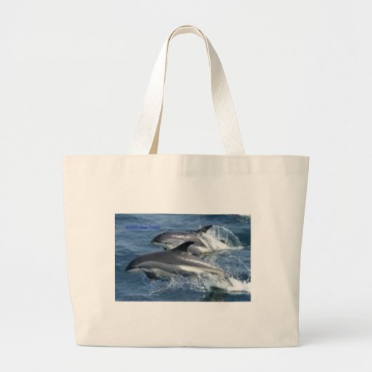 Grand Tote Bag dauphins (Devant)