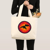 GRAND TOTE BAG DAUPHINS DE MAUI (Devant (produit))