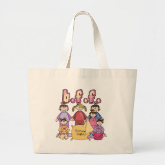Grand Tote Bag De meilleurs amis soirée pyjamas pour toujours -