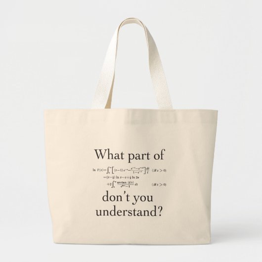 Grand Tote Bag De quelle partie… (Devant)