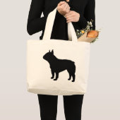 Grand Tote Bag ` de vitesse français de bouledogue (Devant (produit))
